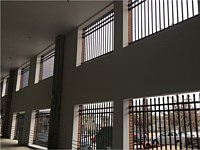 <b>Parking Garage Window Fencing at The National in Baltimore City, MD taken from inside the garage</b>